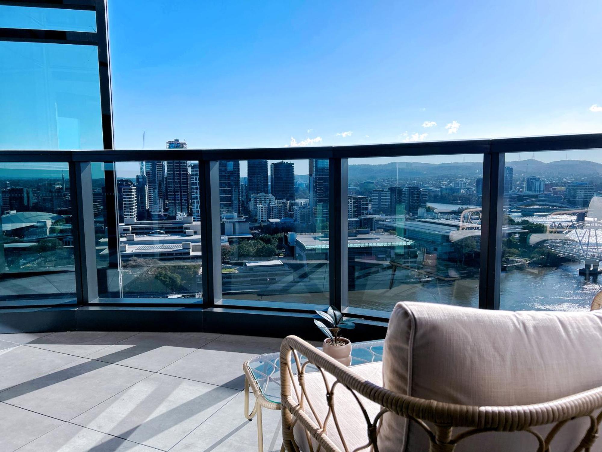Brisbane Riverfront Oasis 2Bed Panoramic Riverview Exterior photo